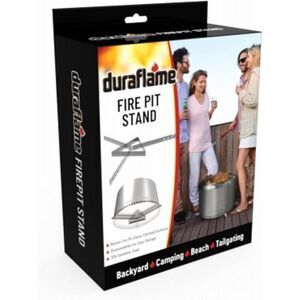 Duraflame Smokeless Fire Pit Stand 19" Inches Stainless Steel New Box Camping